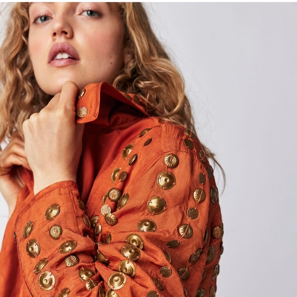 Sale. New free people Chelsea coin moto jacket